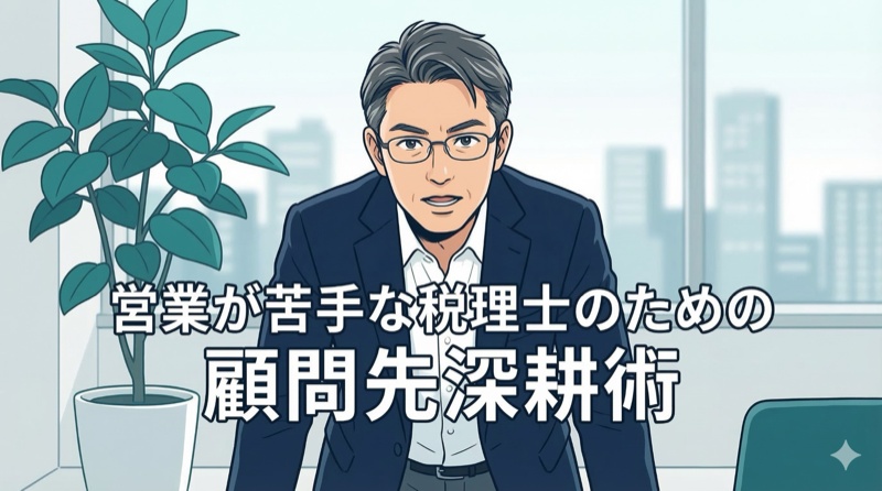 営業が苦手な税理士のための顧問先深耕術